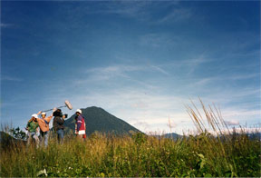 Filmploeg op locatie in Guatemala